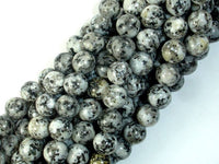 Sesame Jasper Beads, 8mm Round Beads-RainbowBeads