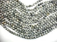 Sesame Jasper Beads, 8mm Round Beads-RainbowBeads