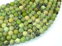 Chrysoprase Beads, 8mm Round Beads-RainbowBeads