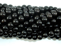 Black Sandalwood Beads, 6mm (6.3mm) Round-RainbowBeads
