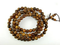 Vietnam Qinan Sandalwood Beads, 8mm(8.3mm) Round Beads, 32 Inch-RainbowBeads