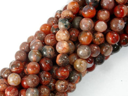 Agate Beads, Round, 7.5mm, 15.5 Inch-RainbowBeads