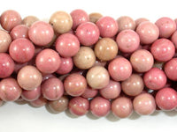 Rhodonite Beads, 10mm, Round Beads-RainbowBeads