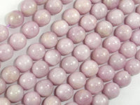 Kunzite Beads, 9mm Round Beads-RainbowBeads