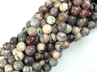 Porcelain Jasper, 8mm Round Beads-RainbowBeads