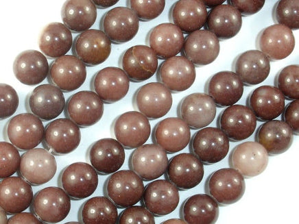 Purple Aventurine Beads, 10mm Round Beads-RainbowBeads