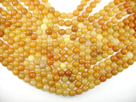 Yellow Aventurine Beads, 10mm(10.5mm) Round Beads-RainbowBeads