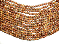 Crackle Tibetan Agate, 6mm Round Beads-RainbowBeads