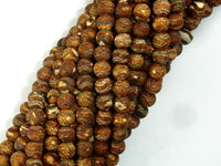 Crackle Tibetan Agate, 6mm Round Beads-RainbowBeads