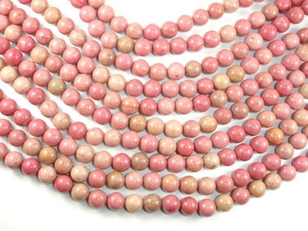 Rhodonite Beads, 10mm, Round Beads-RainbowBeads