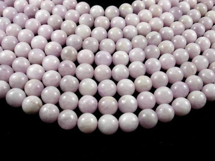 Kunzite Beads, 9mm Round Beads-RainbowBeads