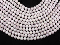 Kunzite Beads, 9mm Round Beads-RainbowBeads