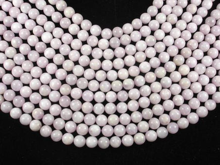Kunzite Beads, 9mm Round Beads-RainbowBeads