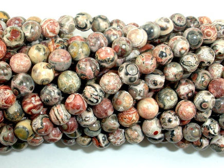 Leopard Skin Jasper Beads, 6mm Round Beads-RainbowBeads