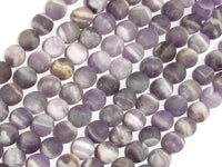 Matte Amethyst Beads, Matte Dog Tooth Amethyst, Round, 8mm-RainbowBeads
