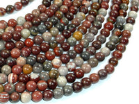 Fantasy Jasper Beads, 6mm Round Beads-RainbowBeads