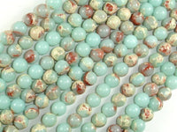 Impression Jasper, 6mm Round Beads-RainbowBeads