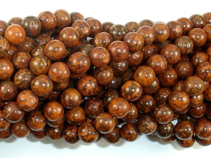 Firework Jasper, 6mm, Round Beads-RainbowBeads