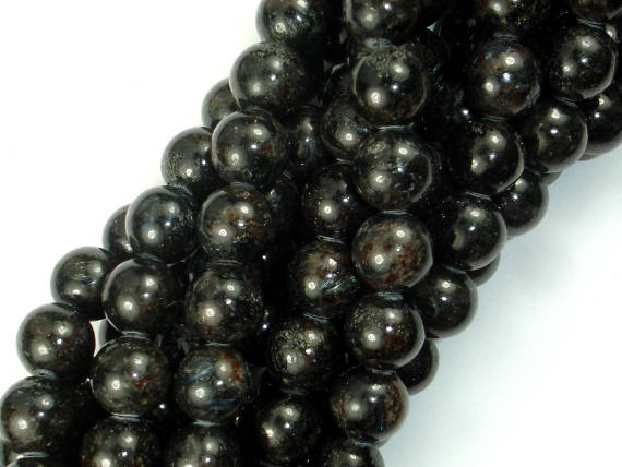 Astrophyllite Beads, Round Beads, Inch - Main Image