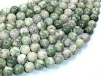Peace Jade Beads, 10mm Round Beads-RainbowBeads