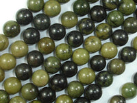 African Green Autumn Jasper Beads, 8mm (8.4mm)-RainbowBeads