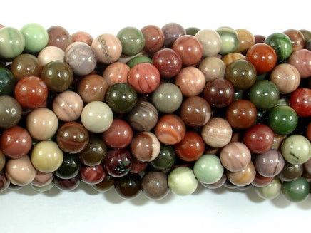 Imperial Jasper Beads, 6mm Round Beads-RainbowBeads