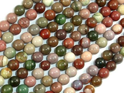Imperial Jasper Beads, 6mm Round Beads-RainbowBeads