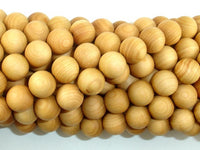 Cedar Wood Beads, Thuja Sutchuenensis, 10mm Round-RainbowBeads