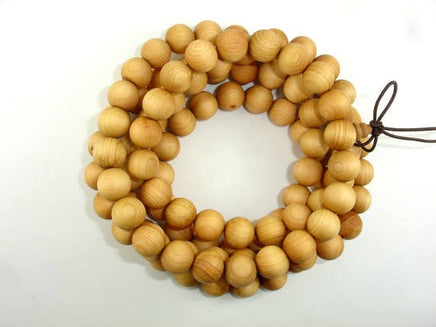 Cedar Wood Beads, Thuja Sutchuenensis, 10mm Round-RainbowBeads