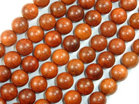 Rosewood Beads, 10mm Round Beads-RainbowBeads