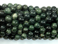 Green Rhodonite Beads, 8mm Round Beads-RainbowBeads