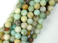 Amazonite Beads, Round, 8mm, 15.5 Inch-RainbowBeads