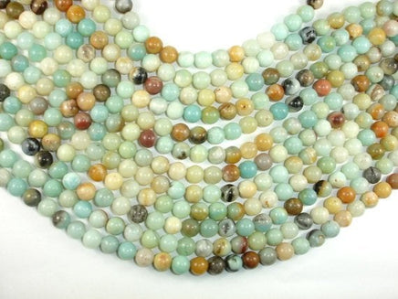 Amazonite Beads, Round, 8mm, 15.5 Inch-RainbowBeads