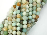 Amazonite Beads, 6mm (6.6mm) Round-RainbowBeads