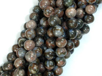 Rhyodacite Beads, 8mm(8.5mm) Round Beads-RainbowBeads