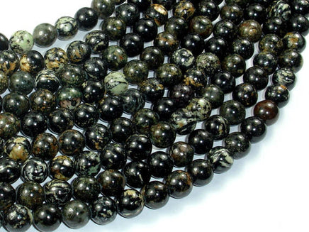 Firework Jasper, 8mm Round Beads-RainbowBeads