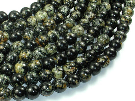 Firework Jasper, 10mm Round Beads-RainbowBeads