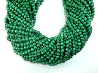 Natural Malachite Beads, 5mm Green Round Beads-RainbowBeads