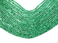 Natural Malachite Beads, 5mm Green Round Beads-RainbowBeads