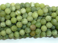 Matte Jade Beads, 6mm(6.5mm) Round Beads-RainbowBeads