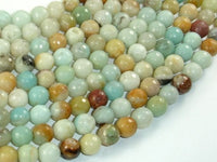Amazonite Beads, 8mm Faceted Round-RainbowBeads