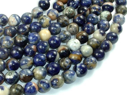 Orange Sodalite Beads, 10mm Round Beads-RainbowBeads