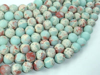 Matte Impression Jasper, 10mm Round Beads-RainbowBeads