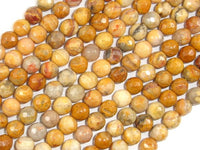 Crazy Lace Agate Beads, 6mm Faceted Round-RainbowBeads