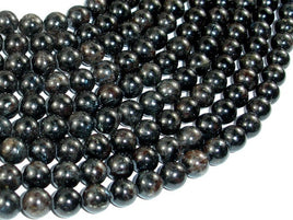 Astrophyllite Beads, 8mm Round Beads-RainbowBeads