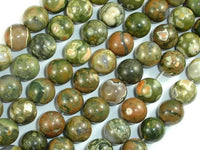 Rhyolite Beads, 10mm (10.6mm) Round Beads-RainbowBeads
