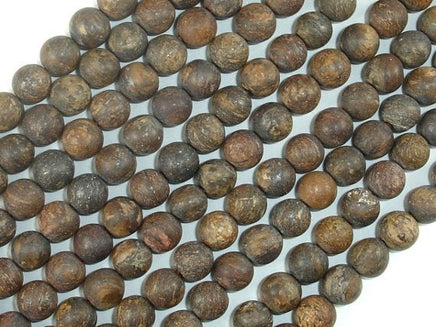 Matte Bronzite Beads, Round, 6mm-RainbowBeads