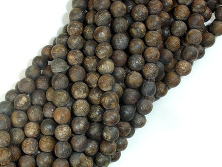 Matte Bronzite Beads, Round, 6mm-RainbowBeads