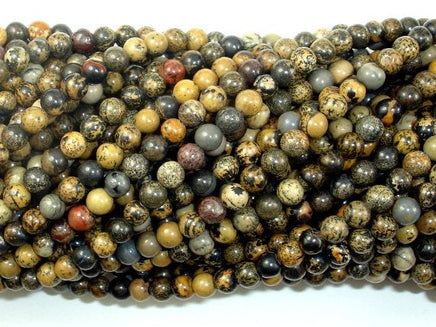 Artistic Jasper Beads, Chohua Jasper, 4mm (4.3mm)-RainbowBeads