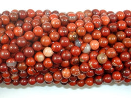 Red Jasper Beads, Round beads, 4mm-RainbowBeads